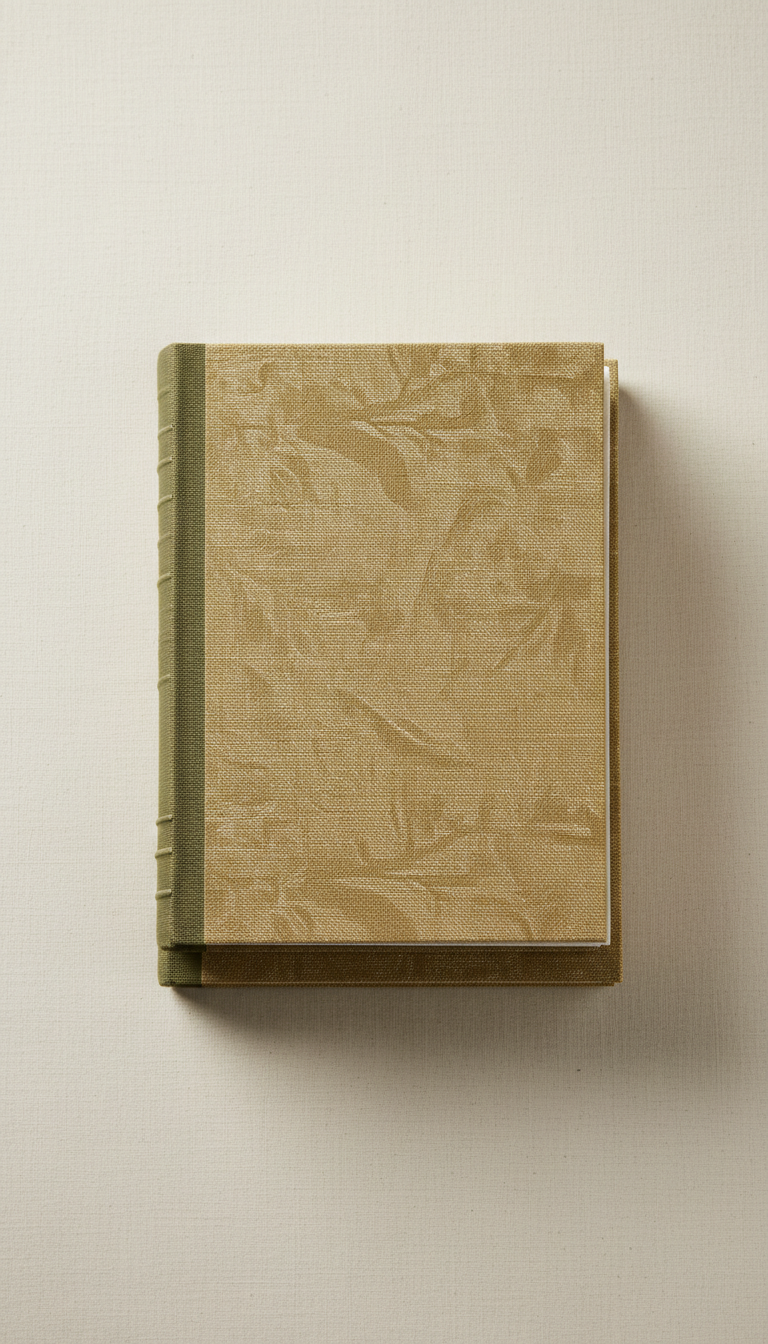 Editorial Gold linen-bound journal